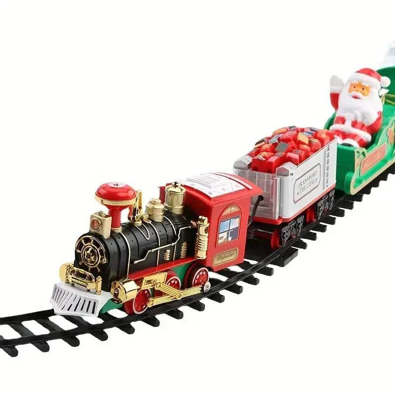 Tren decorativo para adornar el árbol de Navidad con música y luces. Linda Compra Panamá