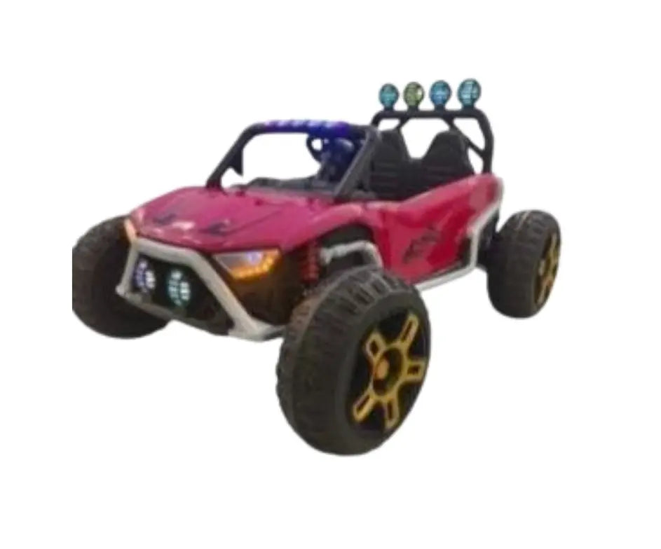 carrito de niño con dos puestos y control remoto ROSADO Linda Compra Panamá