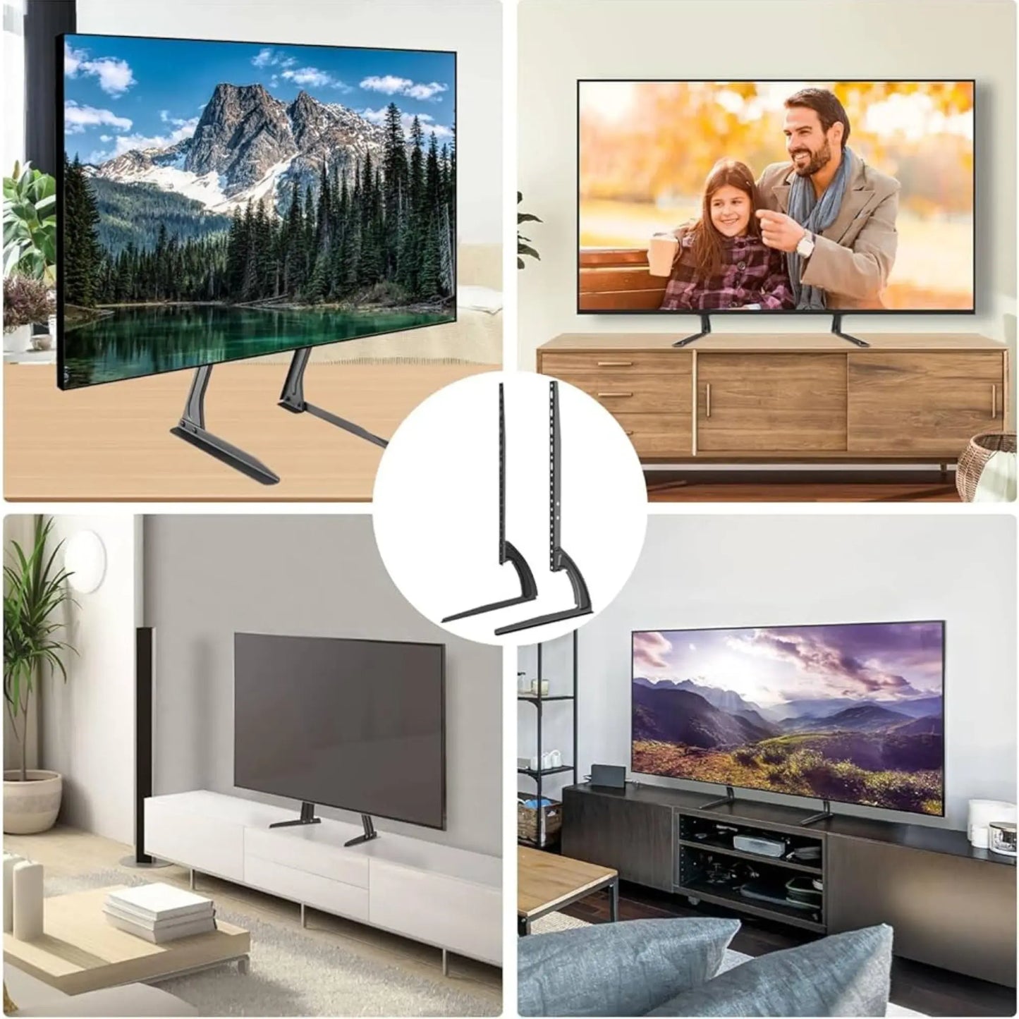 Soporte de metal para TV de patas dúo Linda Compra Panamá